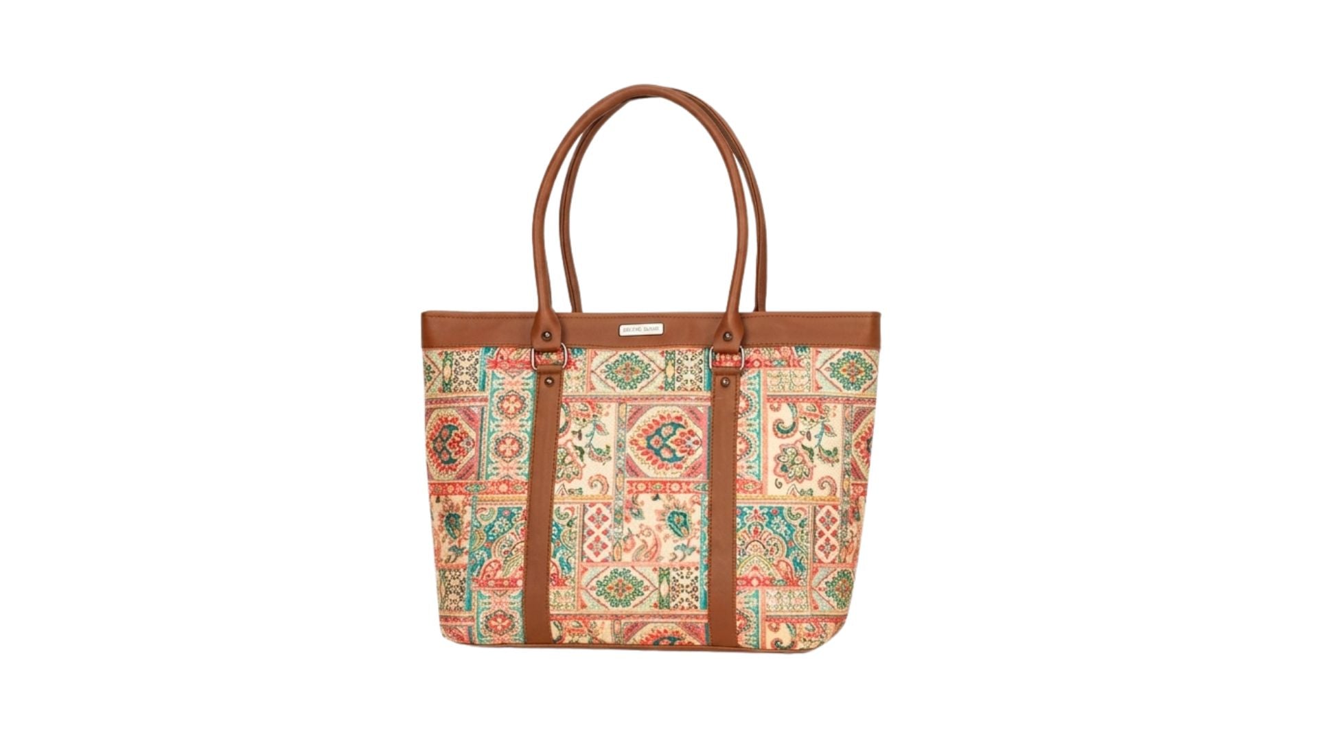 Artistic Printed Polycotton Canvas Tote Bag - Versatile Style for Everyday Use