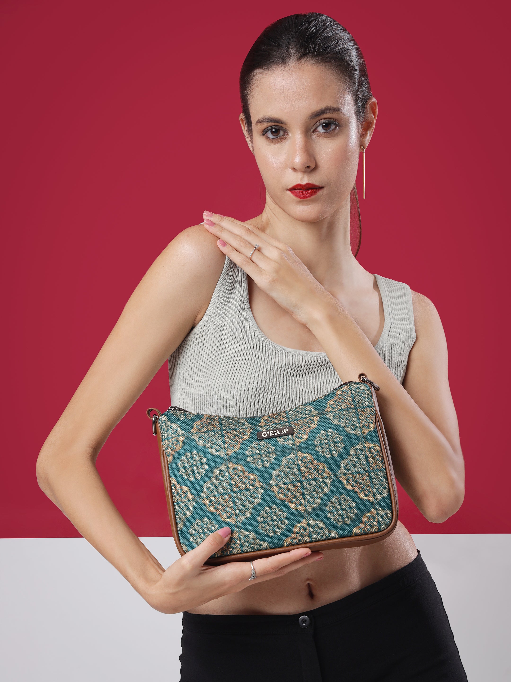 Ethically Made Jute Crossbody Bag - Sustainable & Chic