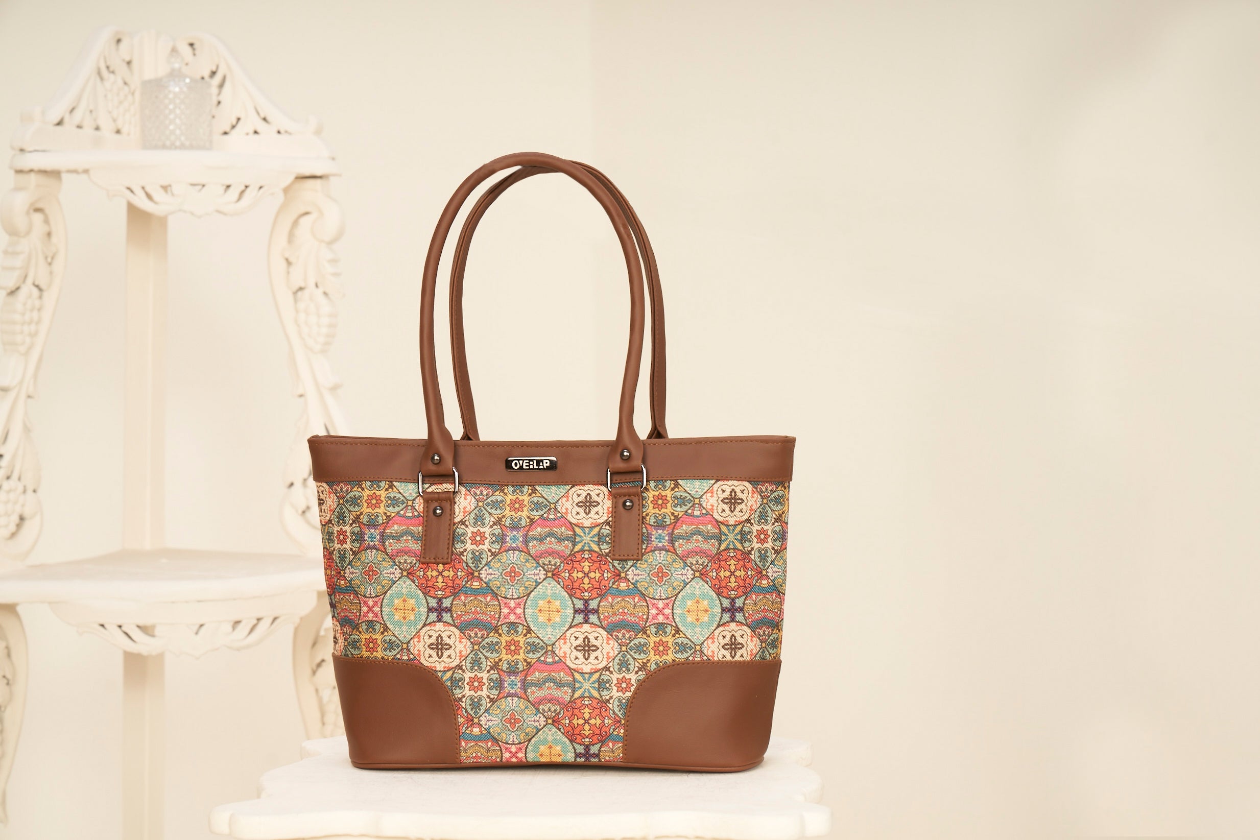 Expressive Utility: Aora 007 - Printed PolyCotton Canvas Tote for Trendsetters