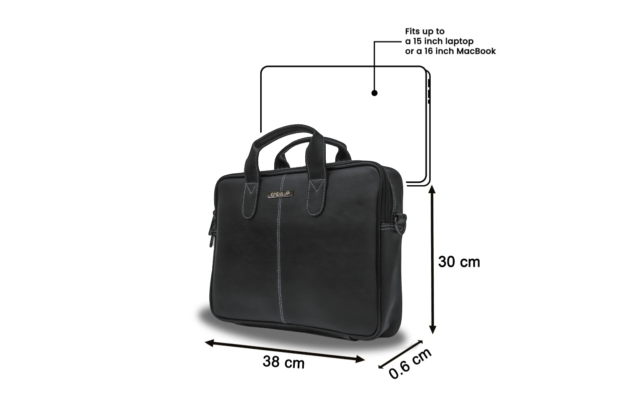 Beyond Ordinary: Jaguar 001 - Redefining Genuine Leather Laptop Bags for Men