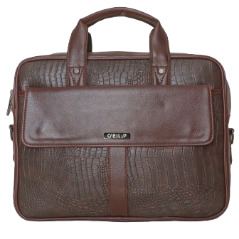 Classic Genuine Leather Laptop Bag for Men - Timeless Elegance & Durability