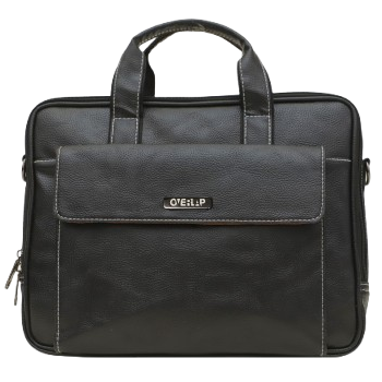 Classic Genuine Leather Laptop/MacBook Bag - Timeless Elegance for Professionals
