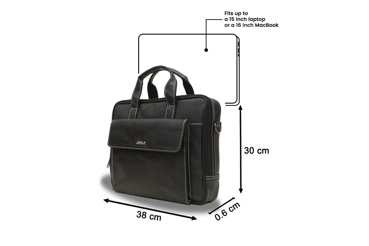 Style Meets Substance: Introducing Panther 001 - The Iconic Genuine Leather Laptop Bag