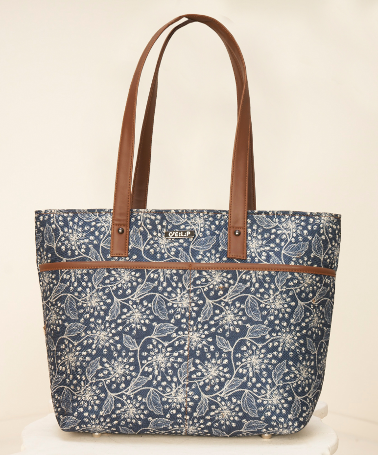 Ethnic Charm Jute Tote Bag - Handcrafted Artistry for Sustainable Fashion