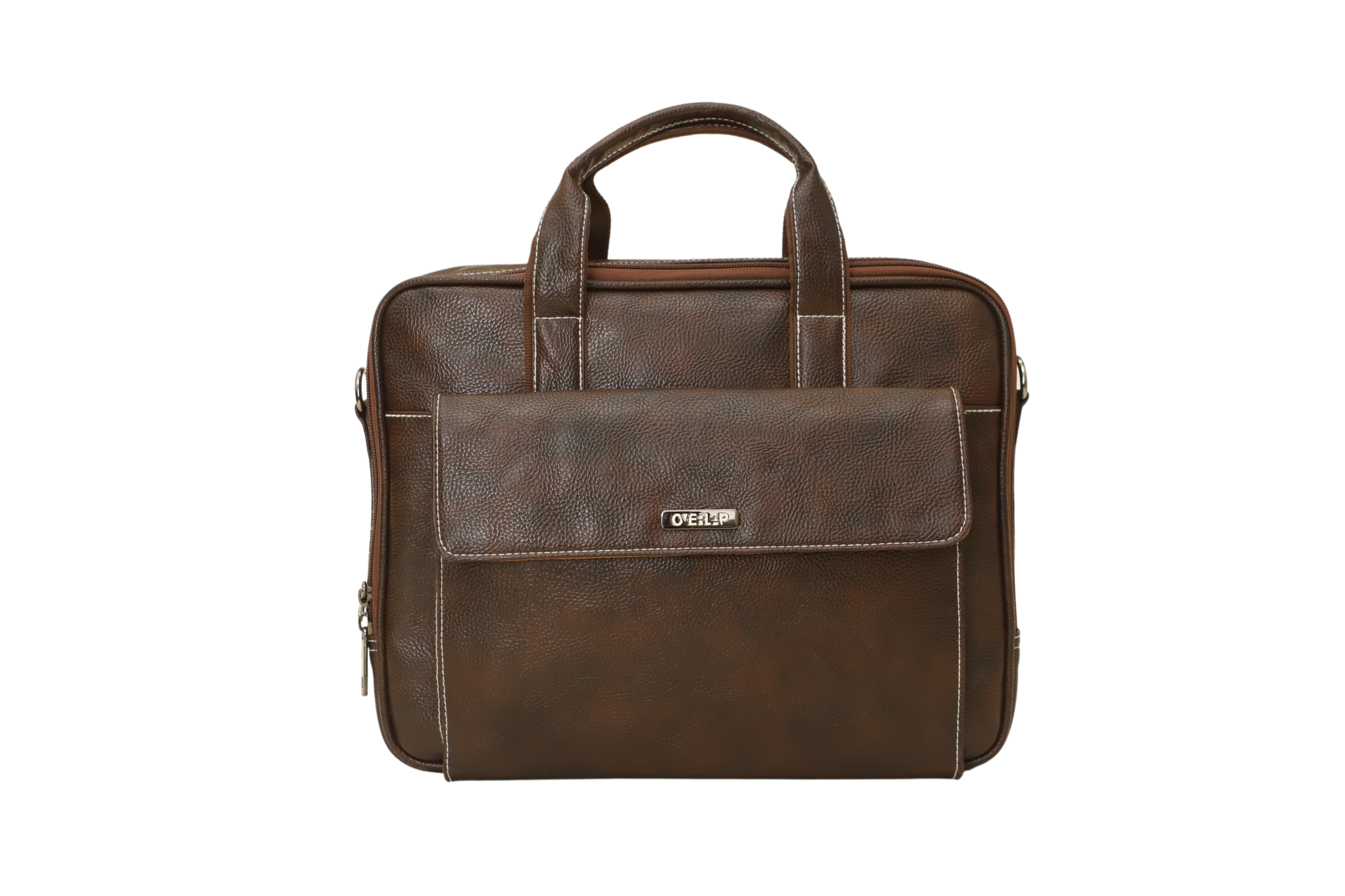 Classic Genuine Leather Laptop Bag - Stylish Protection for Professionals